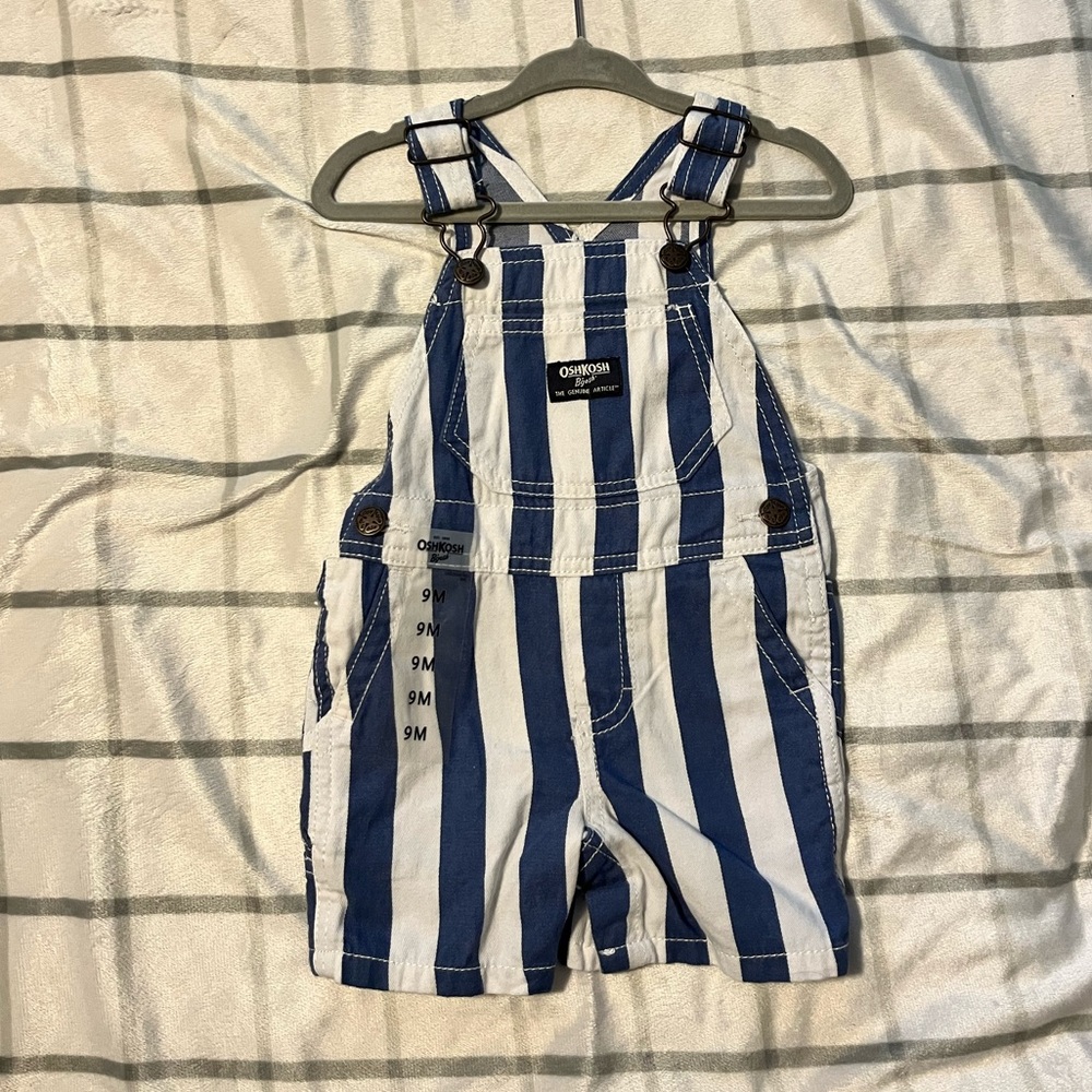 NWT Oshkosh Striped Overalls